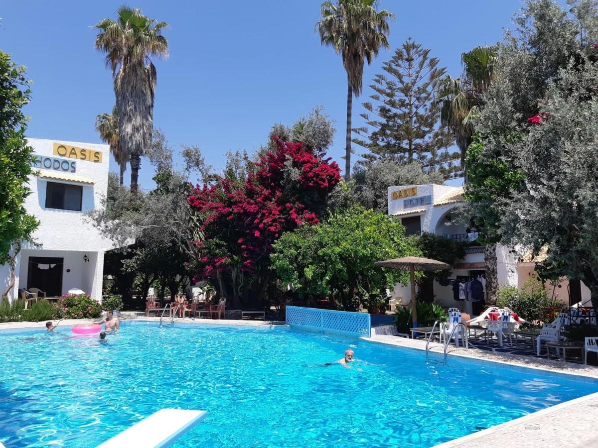 Oasis Hotel Bungalows Rhodes Afándu Kültér fotó