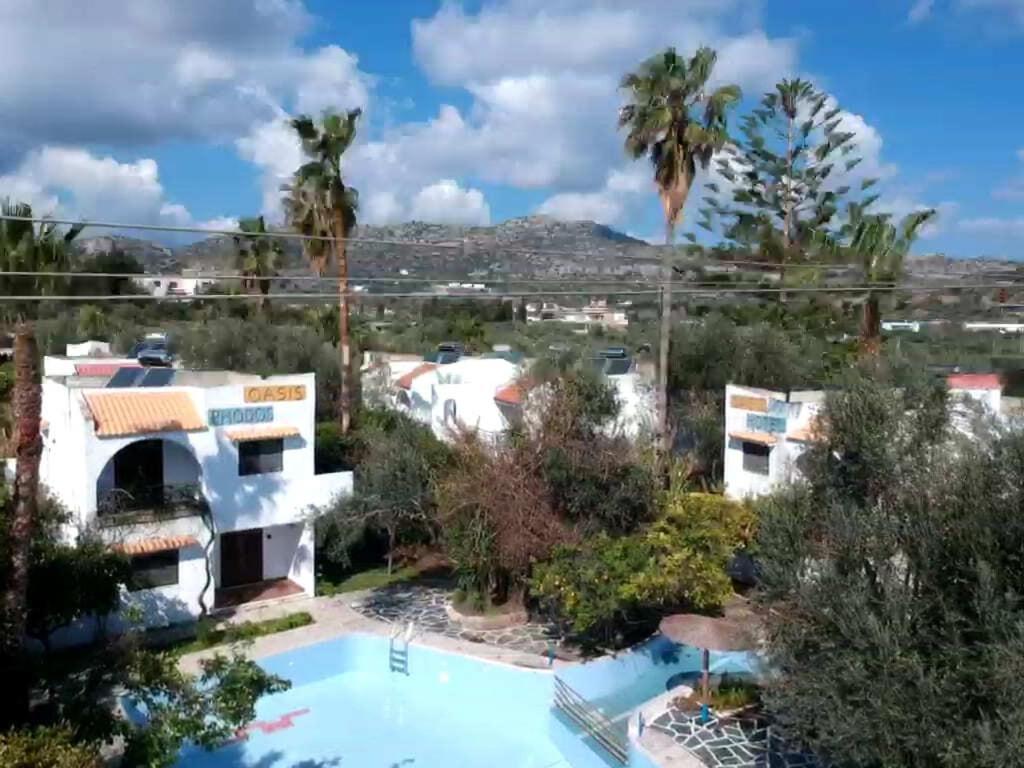 Oasis Hotel Bungalows Rhodes Afándu Kültér fotó